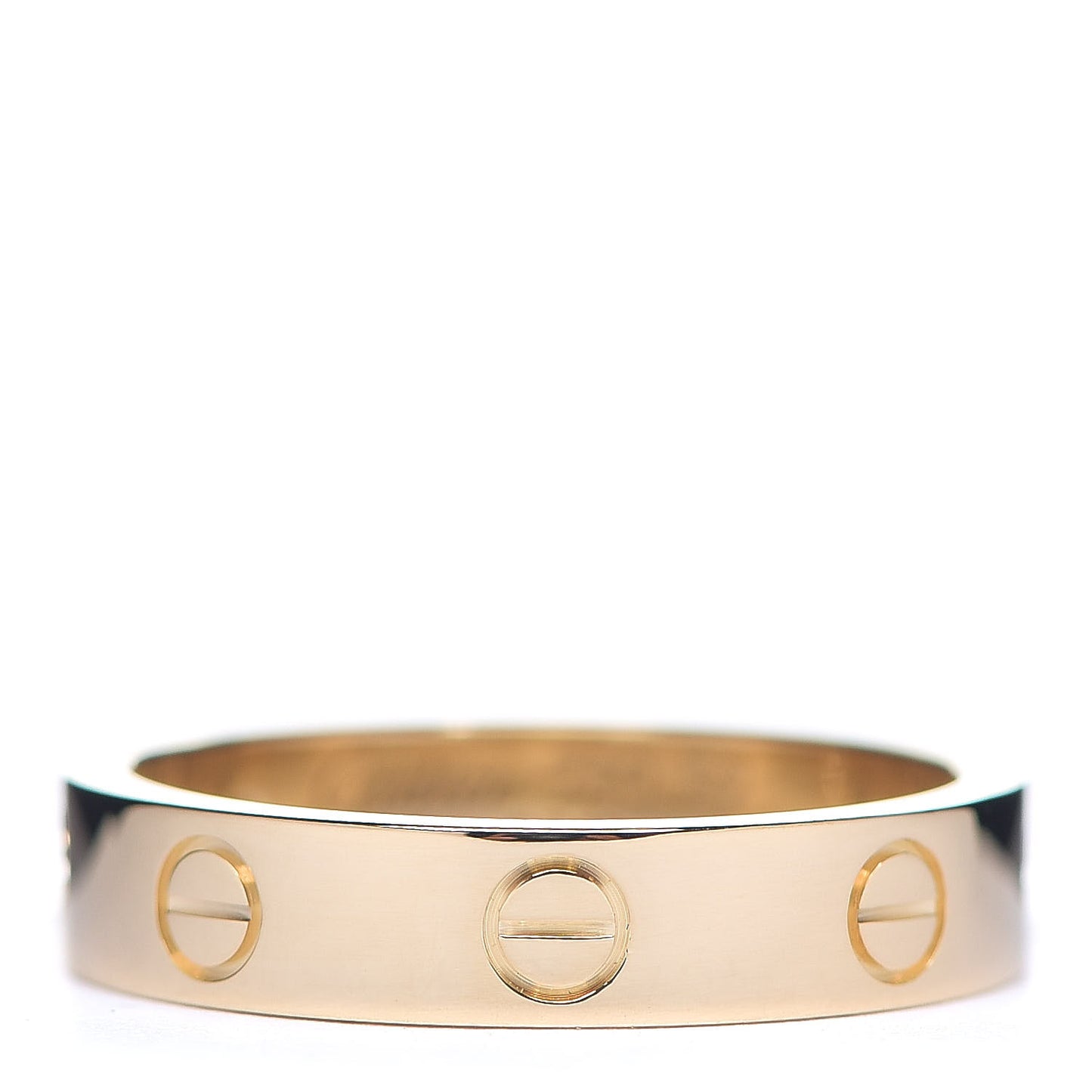 18K Yellow Gold Diamond 4mm LOVE Wedding Band Ring 52 6