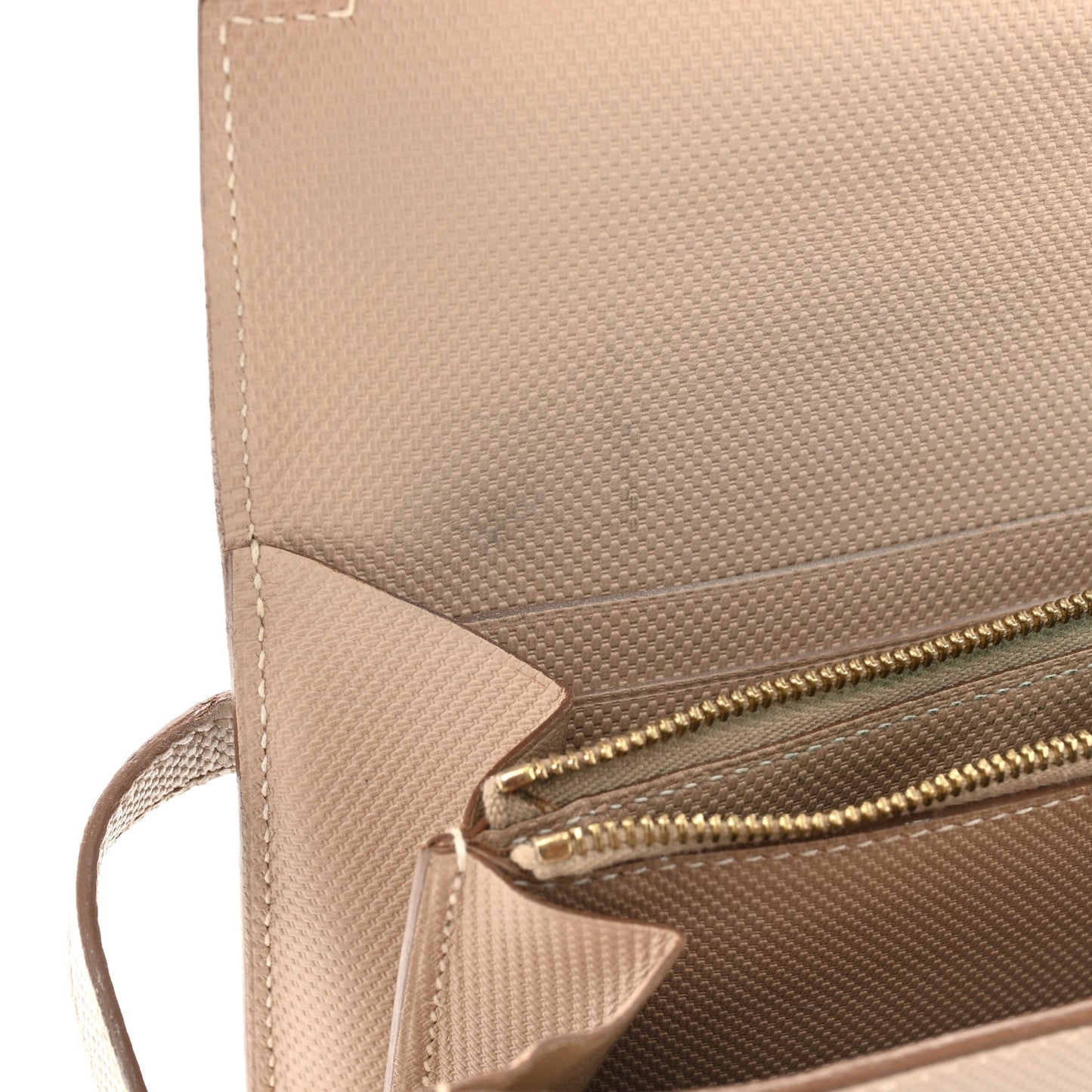 Grain d'H Kelly Longue Wallet Argile