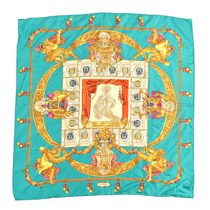 Hermes Silk Hommage A Charles Garnier Architecte De L'Opera De Paris Scarf 90 1 of 3