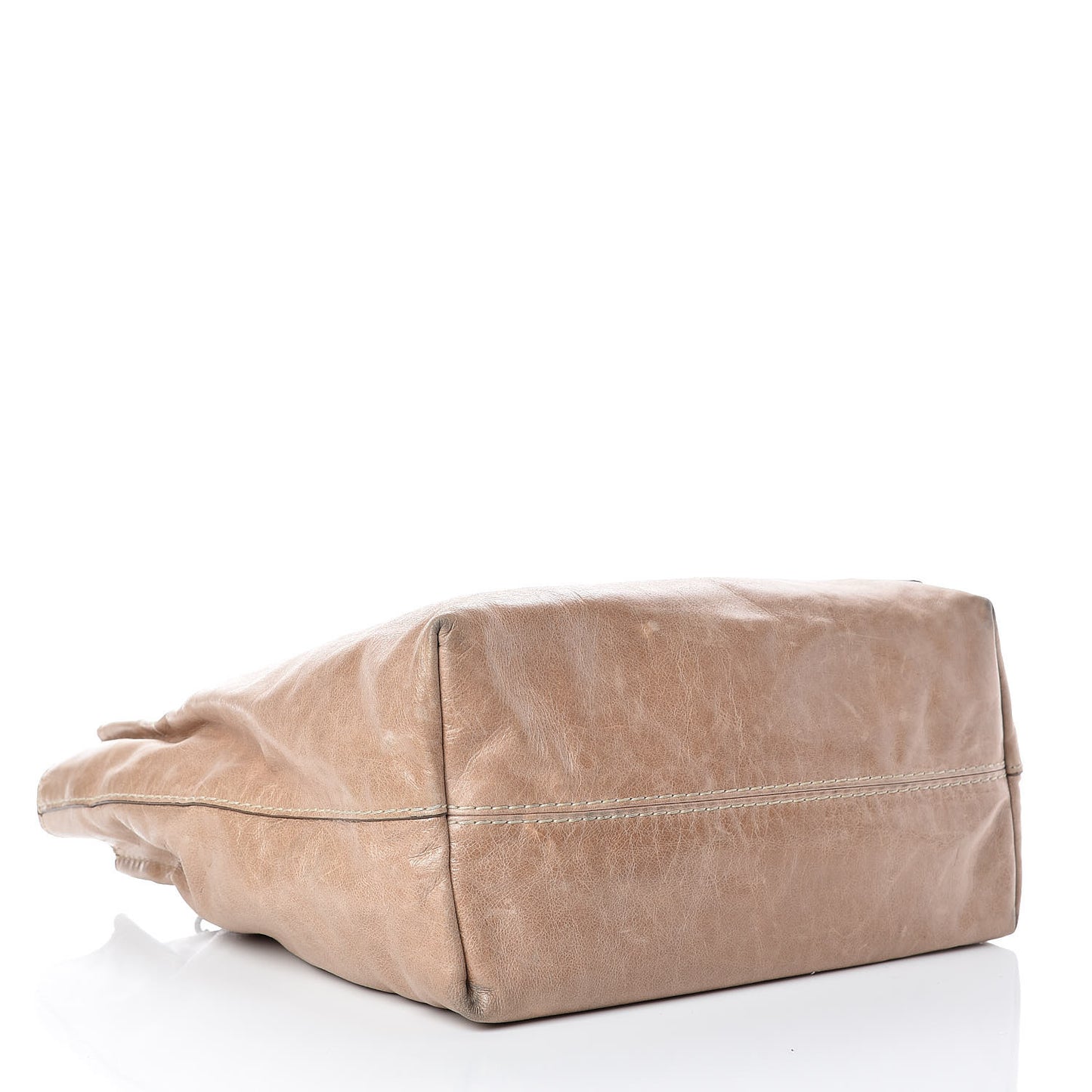 Vitello Shine Tote Cammeo