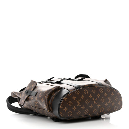 Louis Vuitton Monogram Macassar Christopher PM Backpack 4 of 13