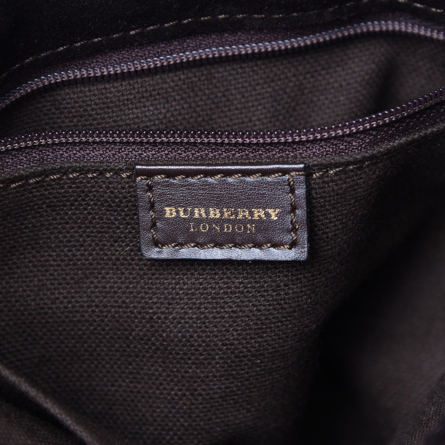 Burberry Suede Tote Brown 5 of 15