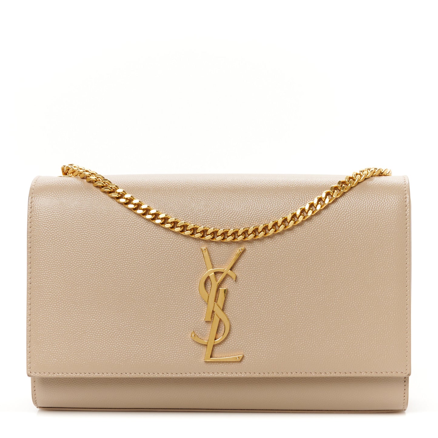 Grain De Poudre Medium Monogram Kate Satchel Nude Powder
