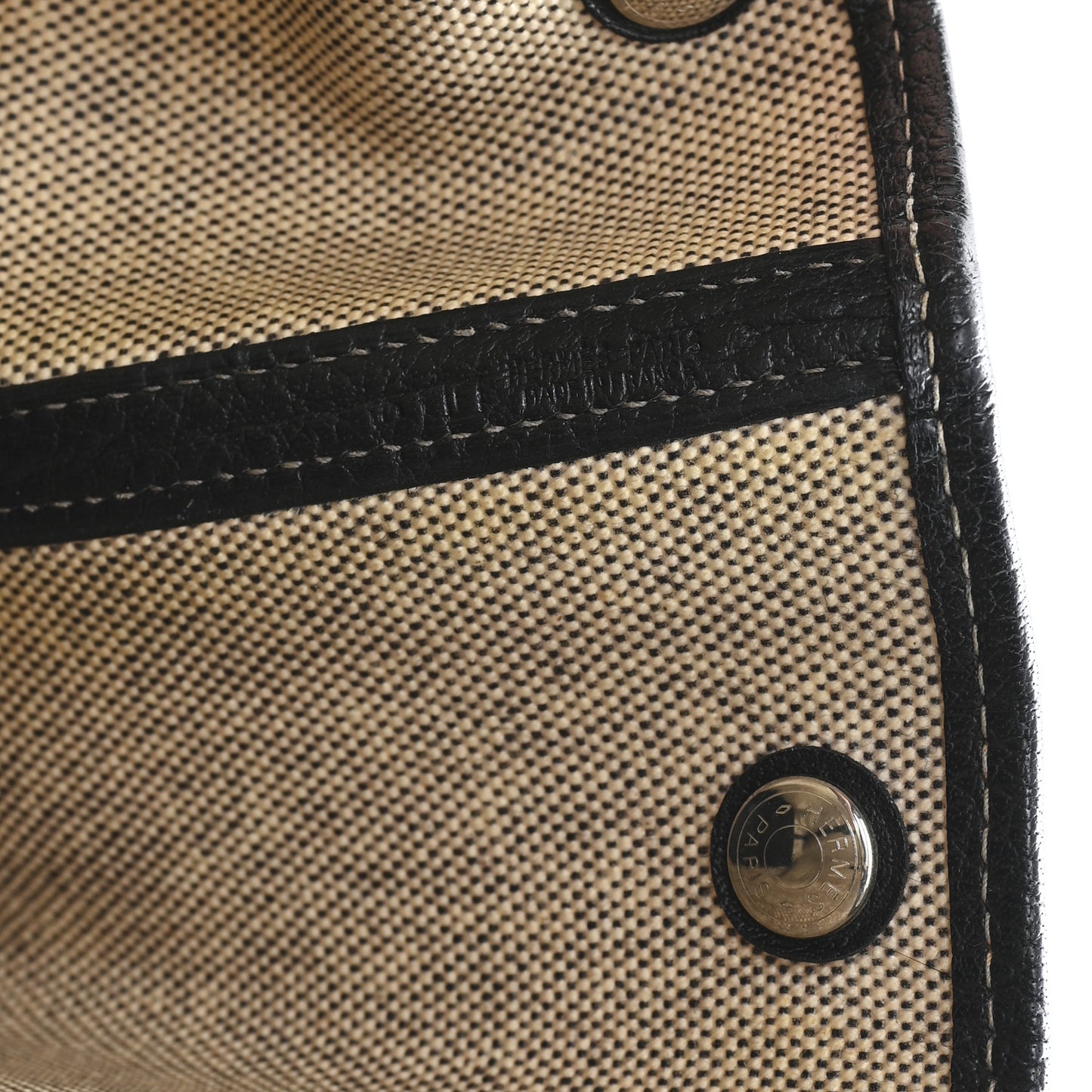 Toile H Buffle Skipper Garden Party 36 MM Tote Black
