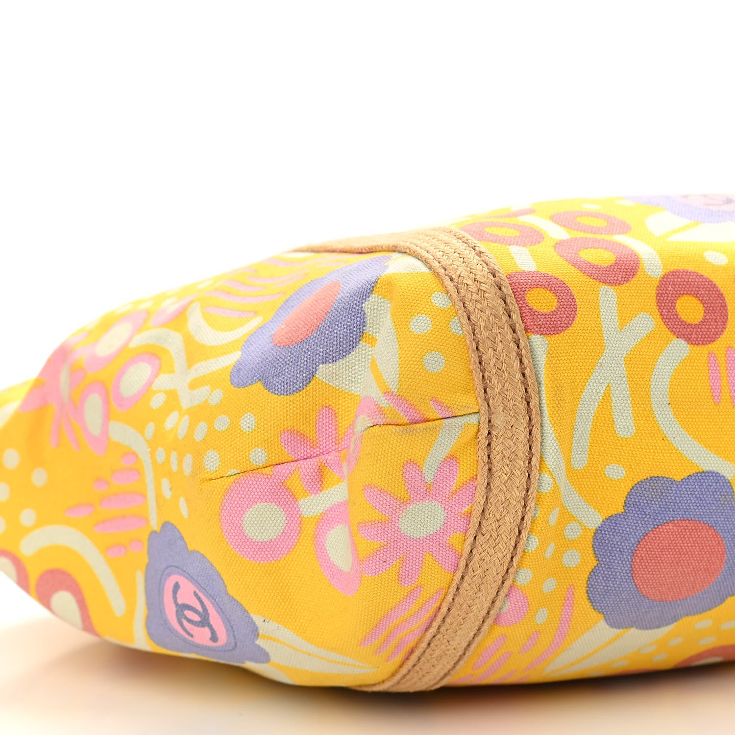 Chanel Canvas Printed Tote Multicolor 8 of 12