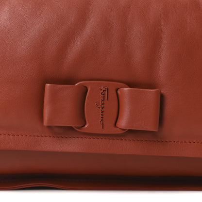 Salvatore Ferragamo Calfskin Small Viva Bow Shoulder Bag Ramas 7 of 9
