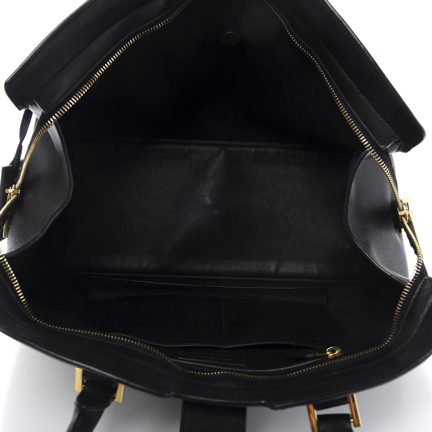 Calfskin Medium Classic Y Cabas Black