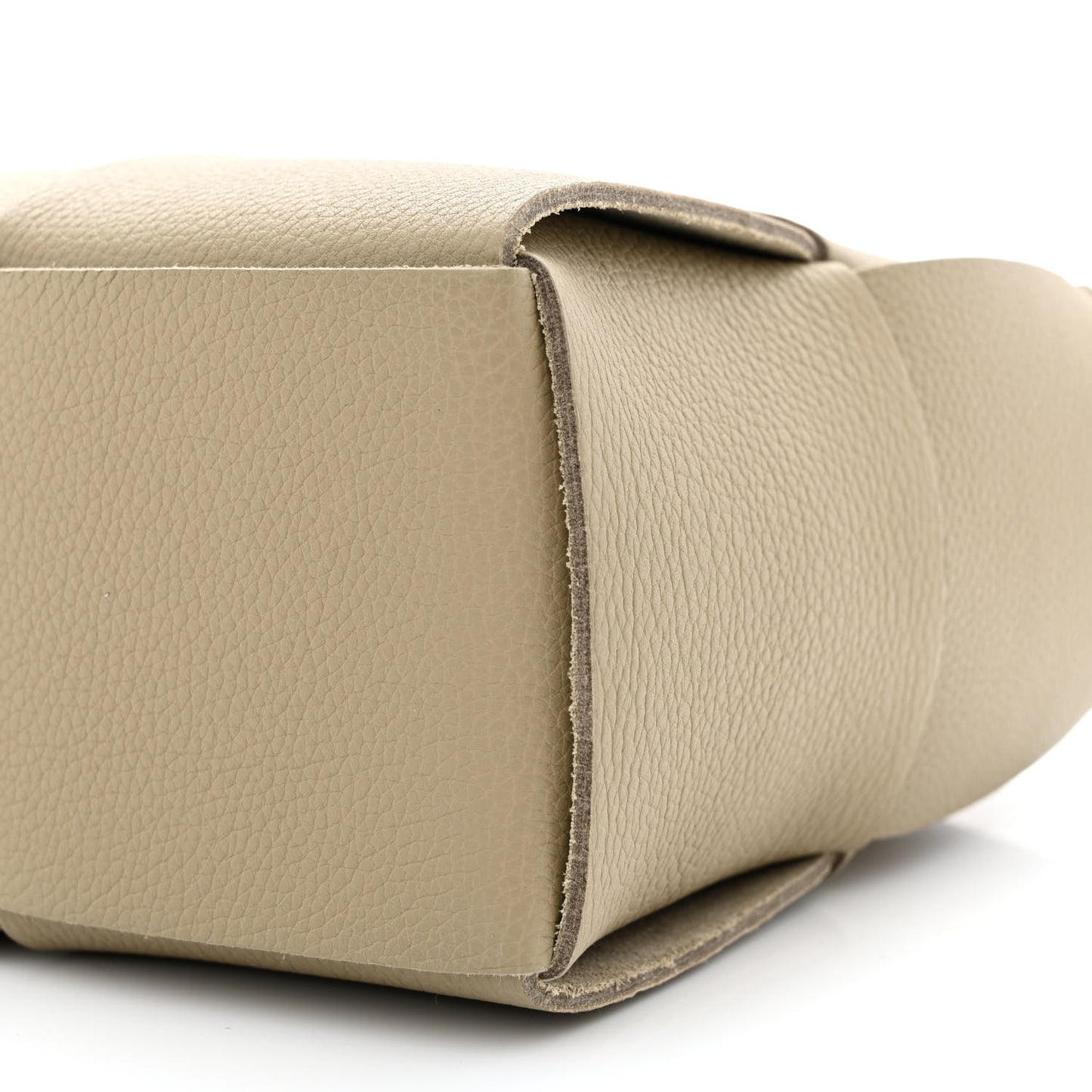 Nappa Maxi Intreccio Mini Arco Tote Taupe
