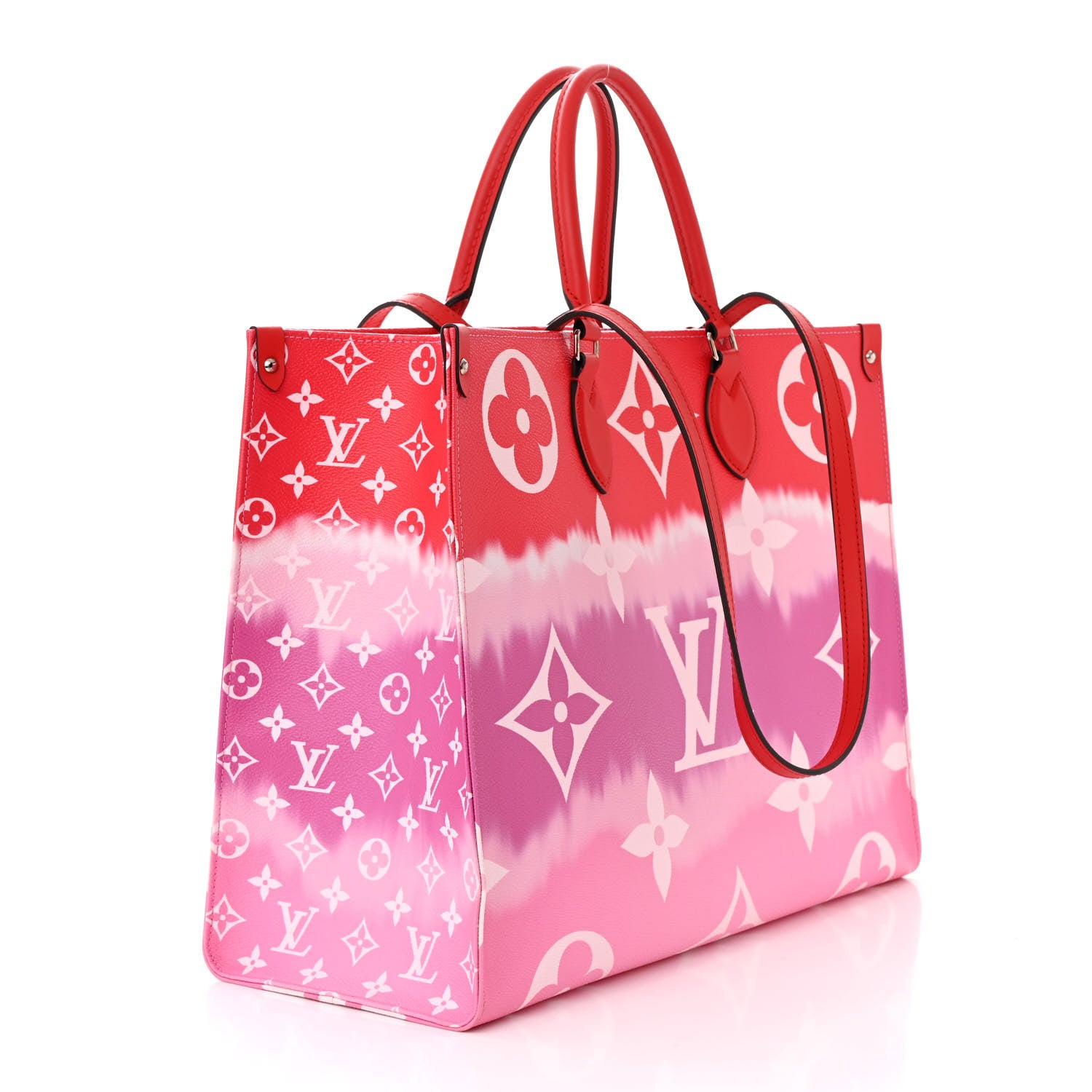Louis Vuitton Monogram Escale Onthego GM Rouge 3 of 13