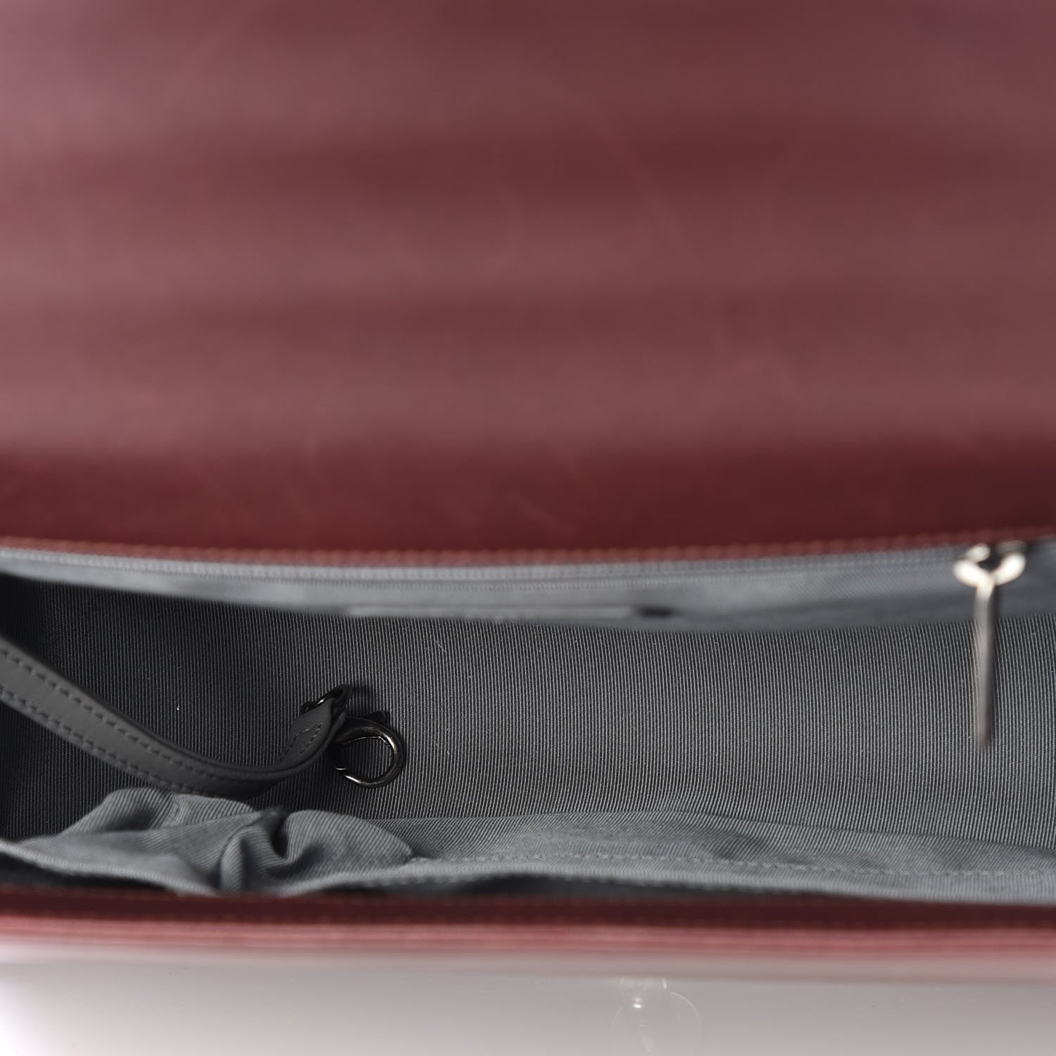 Chanel Lambskin Quilted Large Boy Flap Burgundy 4 of 9