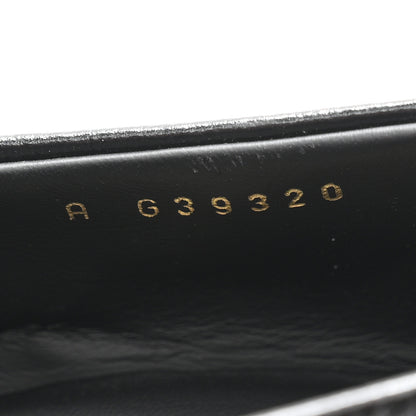 Chanel Shiny Calfskin Metal CC Loafers 37 Black 9 of 9