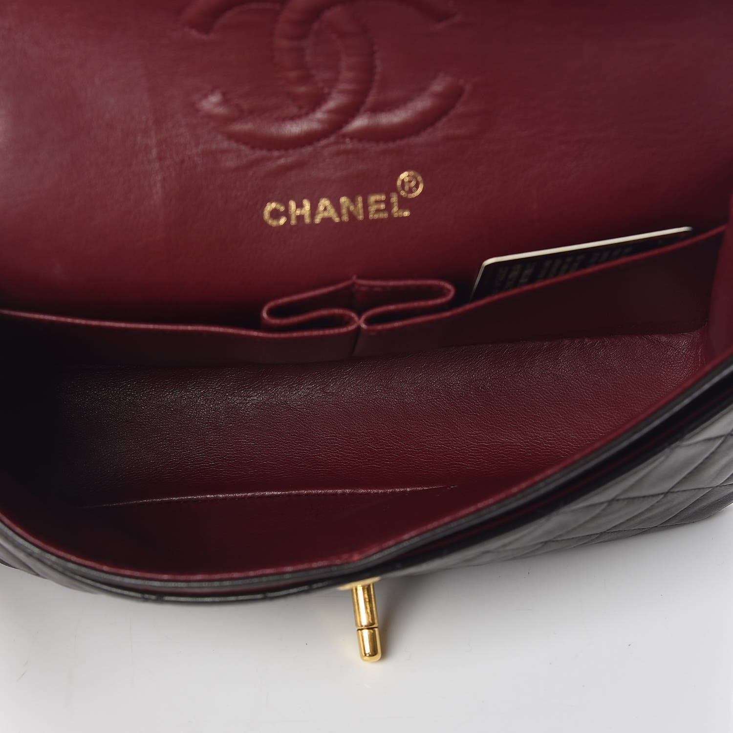 Chanel Lambskin Quilted Small Double Flap Black 8 of 18