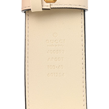 Gucci Calfskin Double G 40mm Belt 100 40 Mystic White 3 of 7