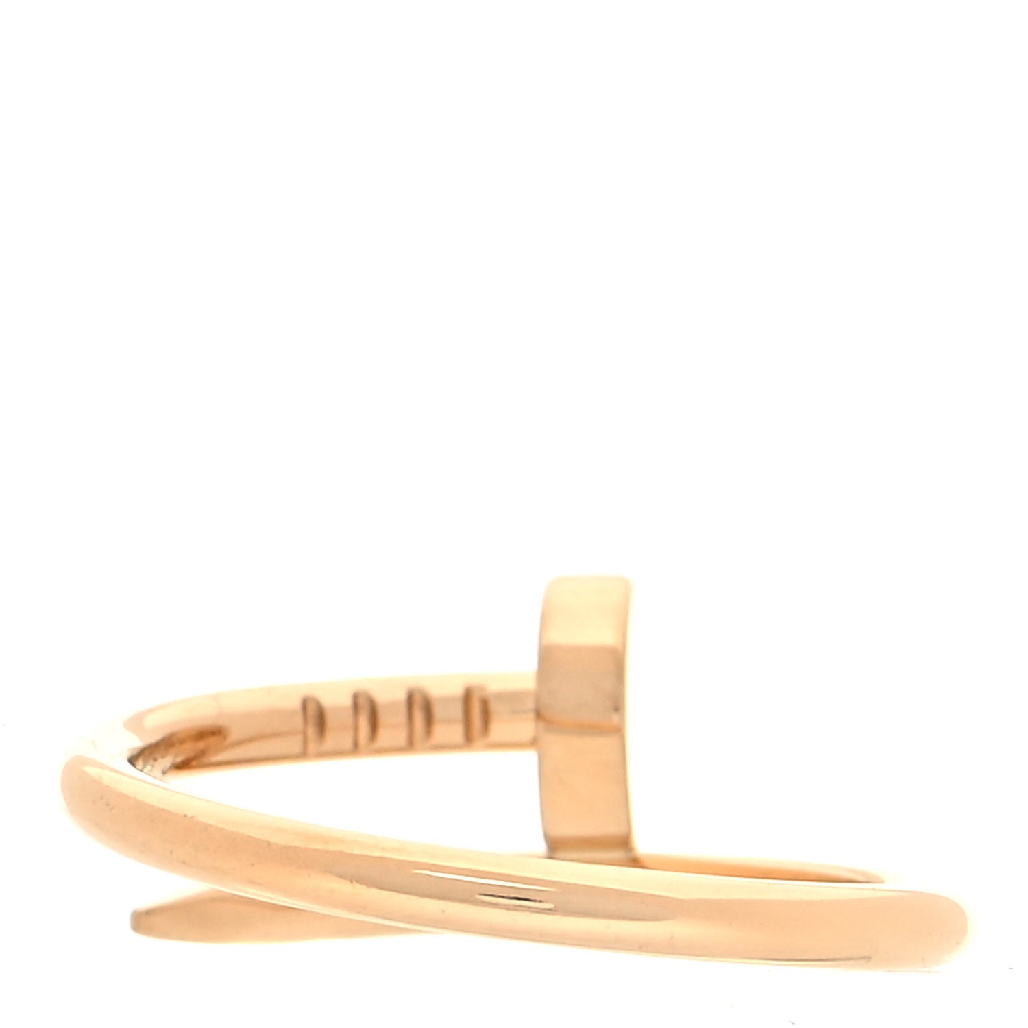 Cartier 18K Yellow Gold Small Juste Un Clou Ring 48 4.5 3 of 5