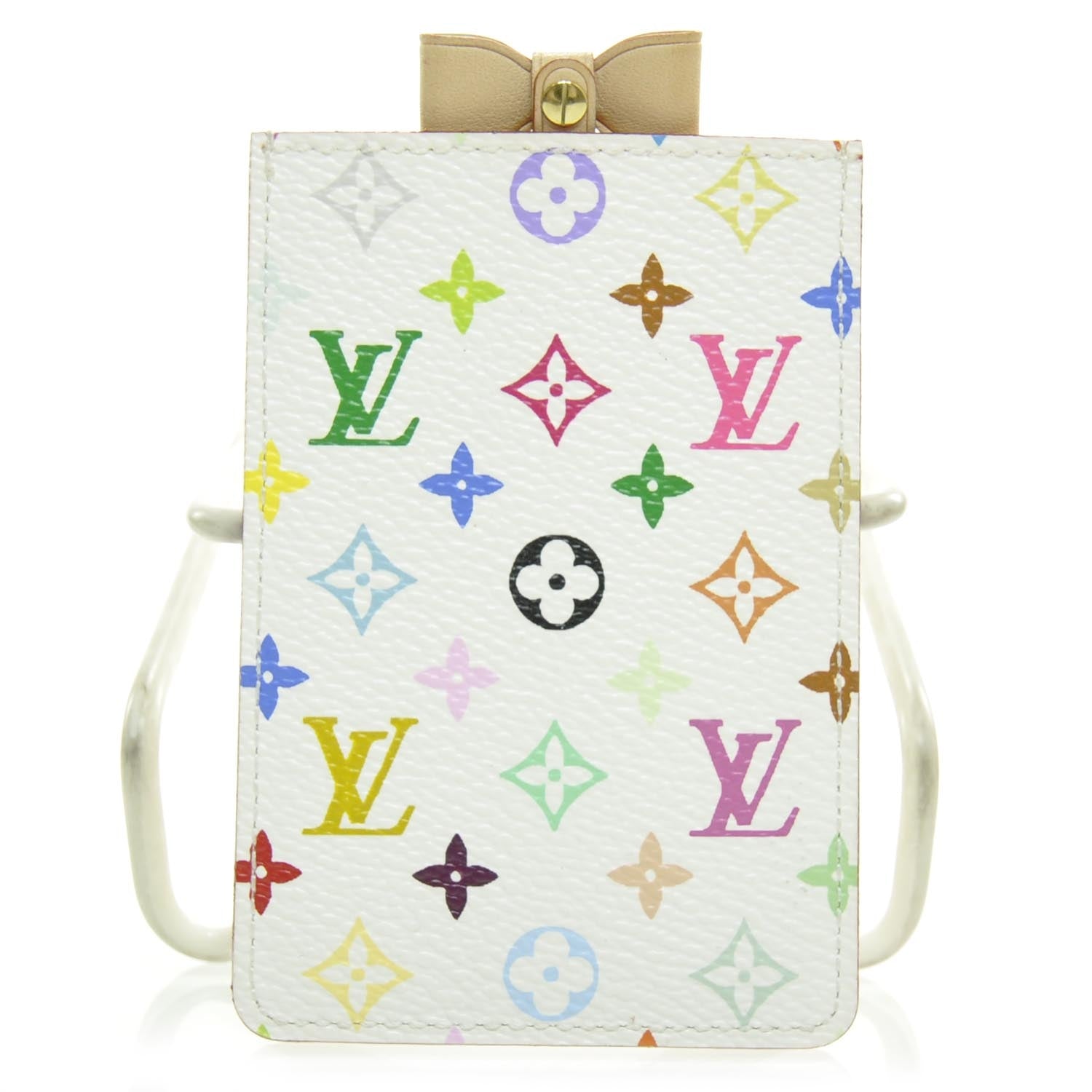 Louis Vuitton Monogram Multicolor Mirror and Case Pouch White 2 of 8