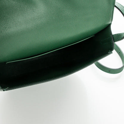 Celine Grained Calfskin Small Trotteur Light Forest 5 of 6