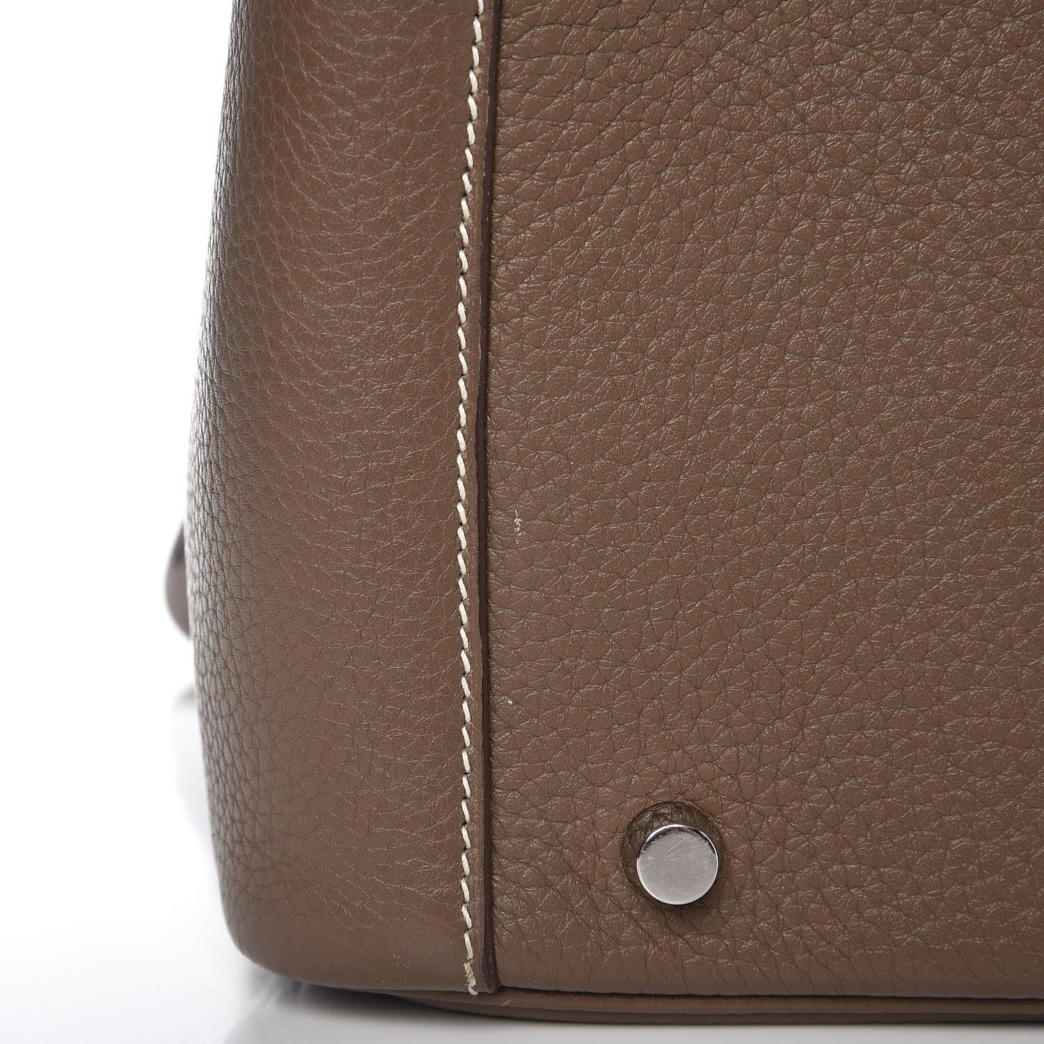Hermes Taurillon Clemence Lindy 30 Etoupe 9 of 10