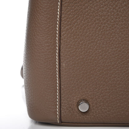 Hermes Taurillon Clemence Lindy 30 Etoupe 9 of 10