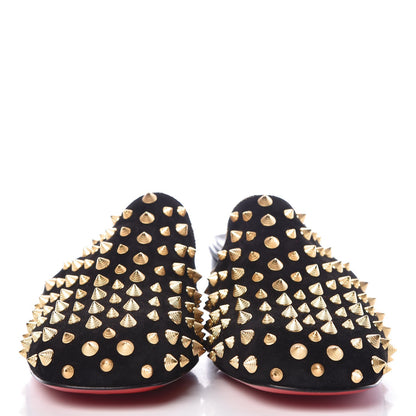 Christian Louboutin Suede Spikes Mulaconka 35 Mules 41.5 Black 2 of 8
