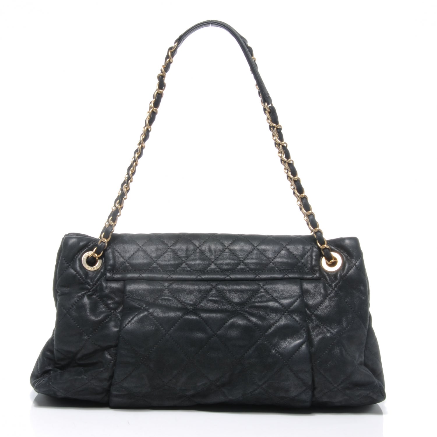 Chanel Iridescent Calfskin Chic Quilt Large Flap Black 7 of 8