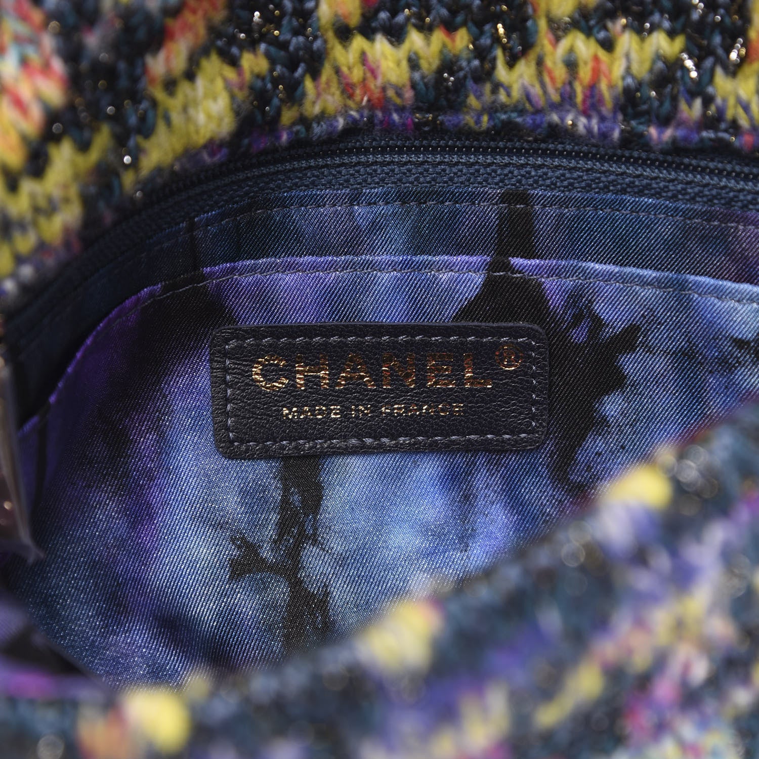 Chanel Knit Mini Rectangular Flap Multicolor 6 of 11
