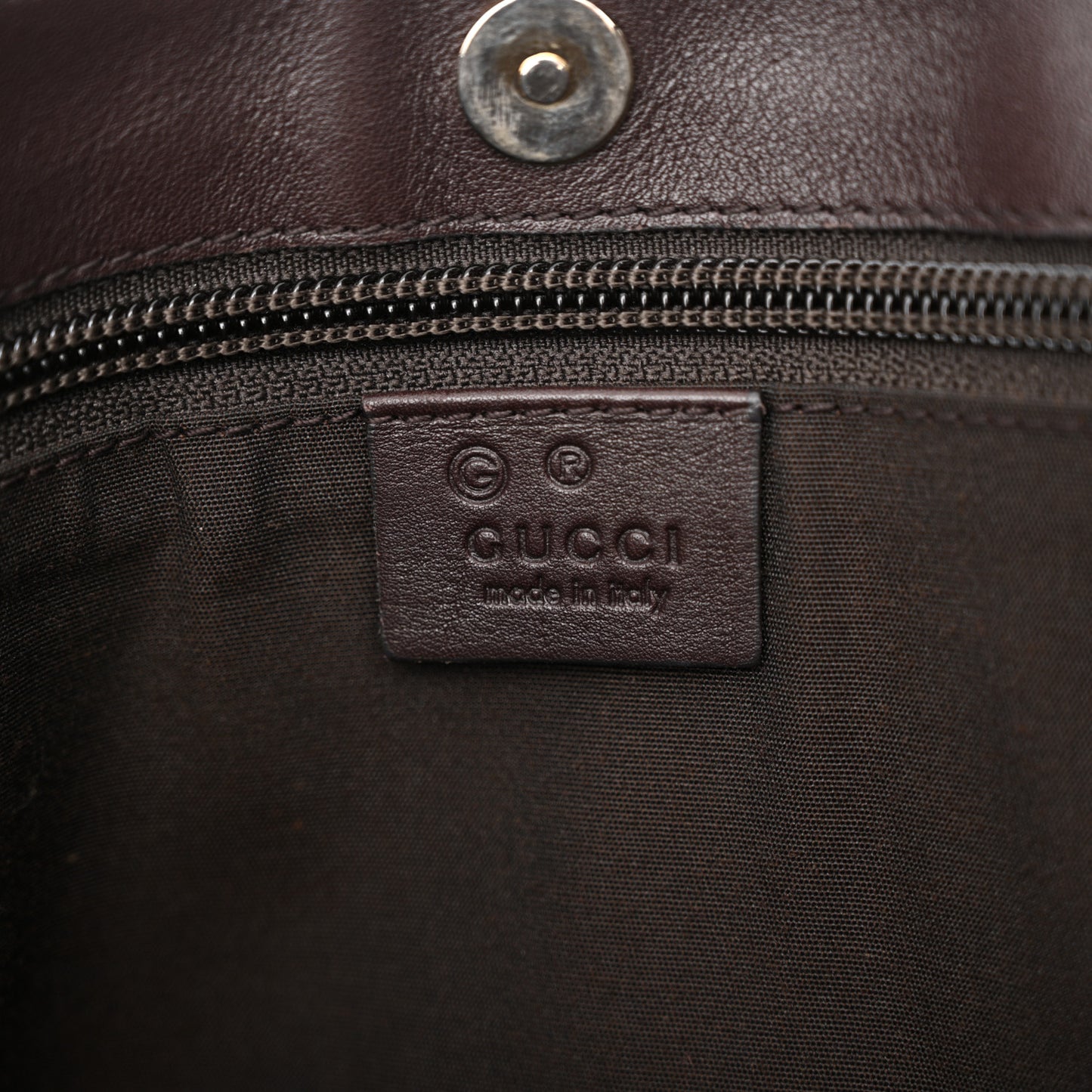 Calfskin Canvas Monogram Flat Vertical Tote Brown