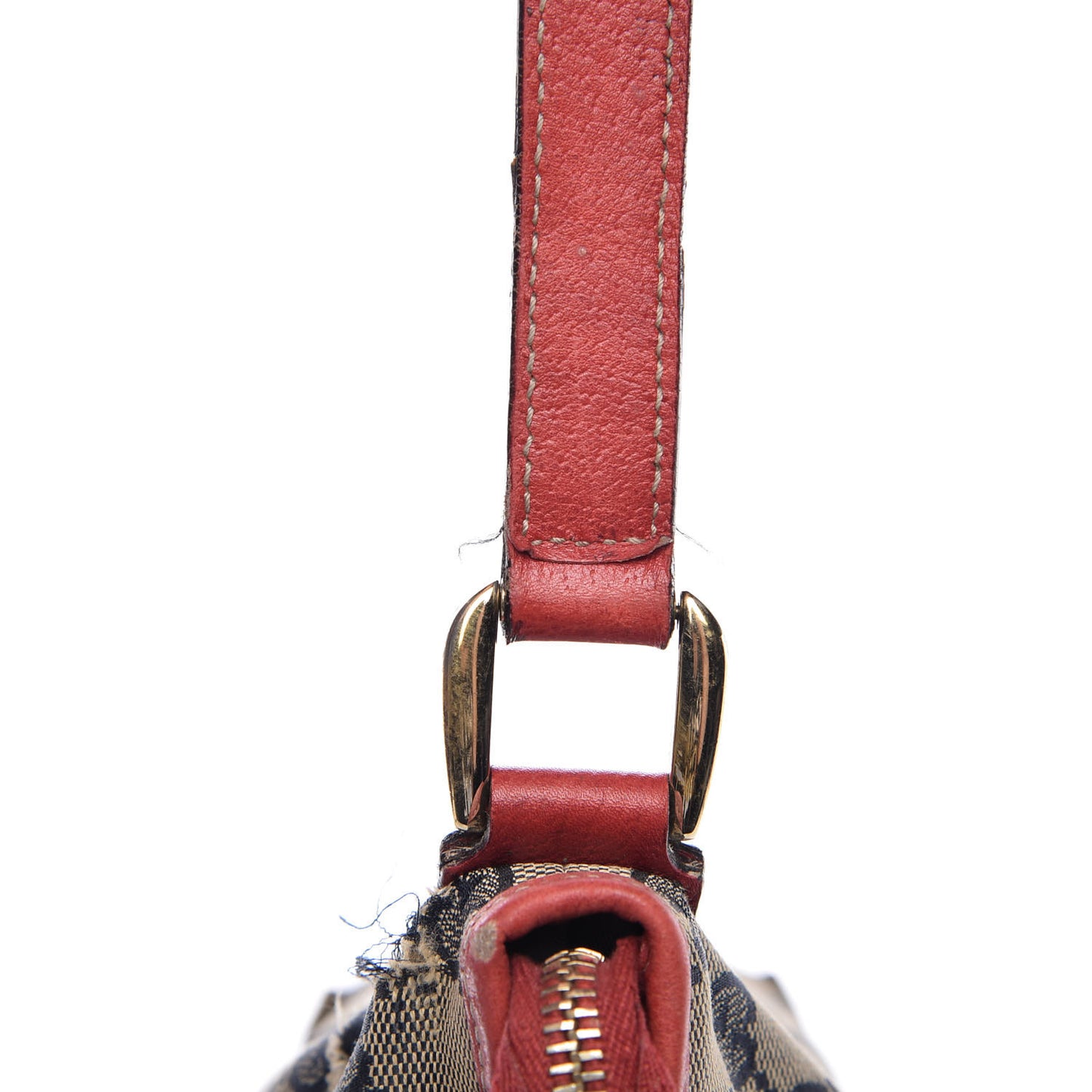 Monogram Abbey Messenger Bag Navy Red