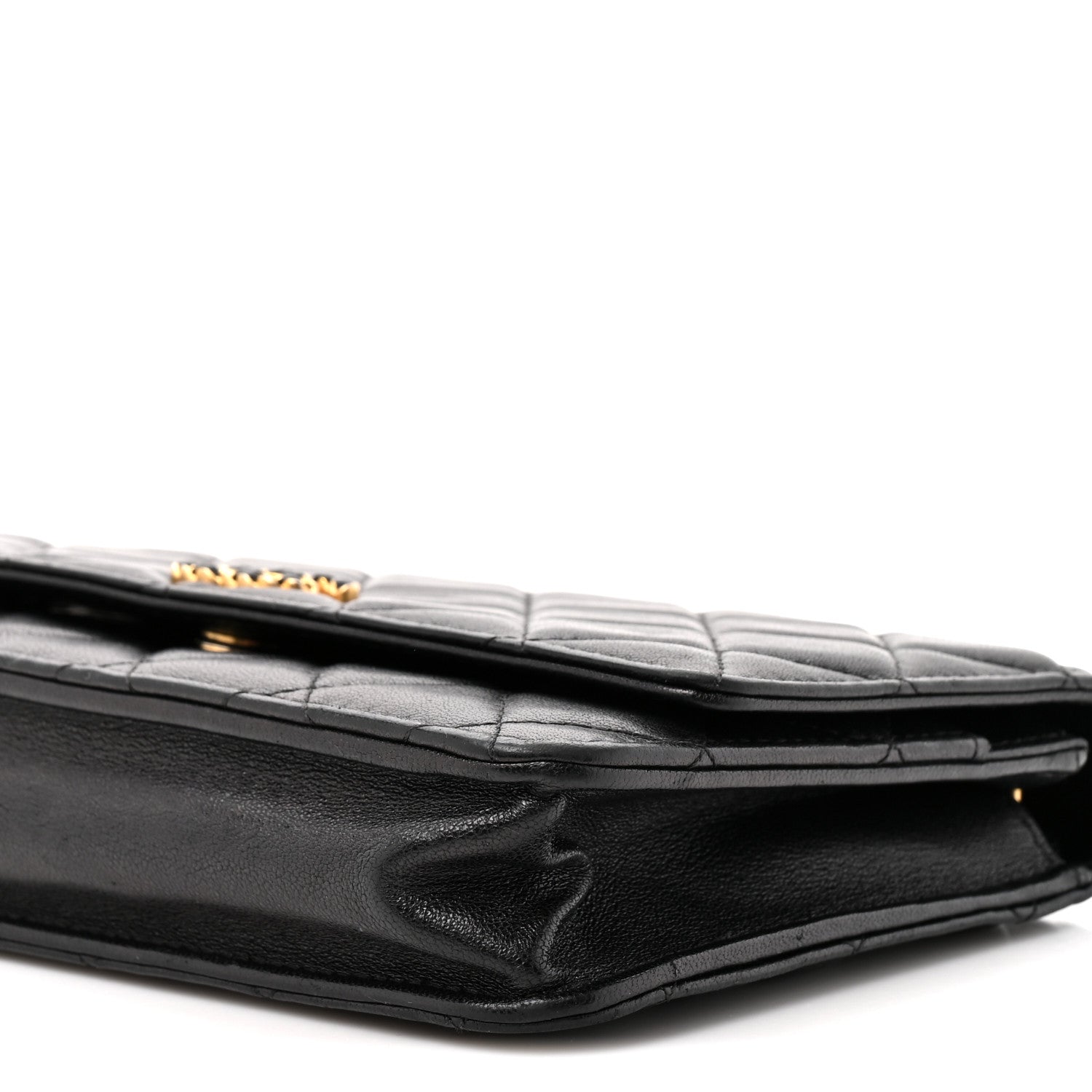 Chanel Lambskin Quilted Infinity Wallet On Chain WOC Black 9 of 10