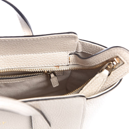 Gucci Dollar Calfskin Mini Swing Top Handle Bag Mystic White 5 of 6