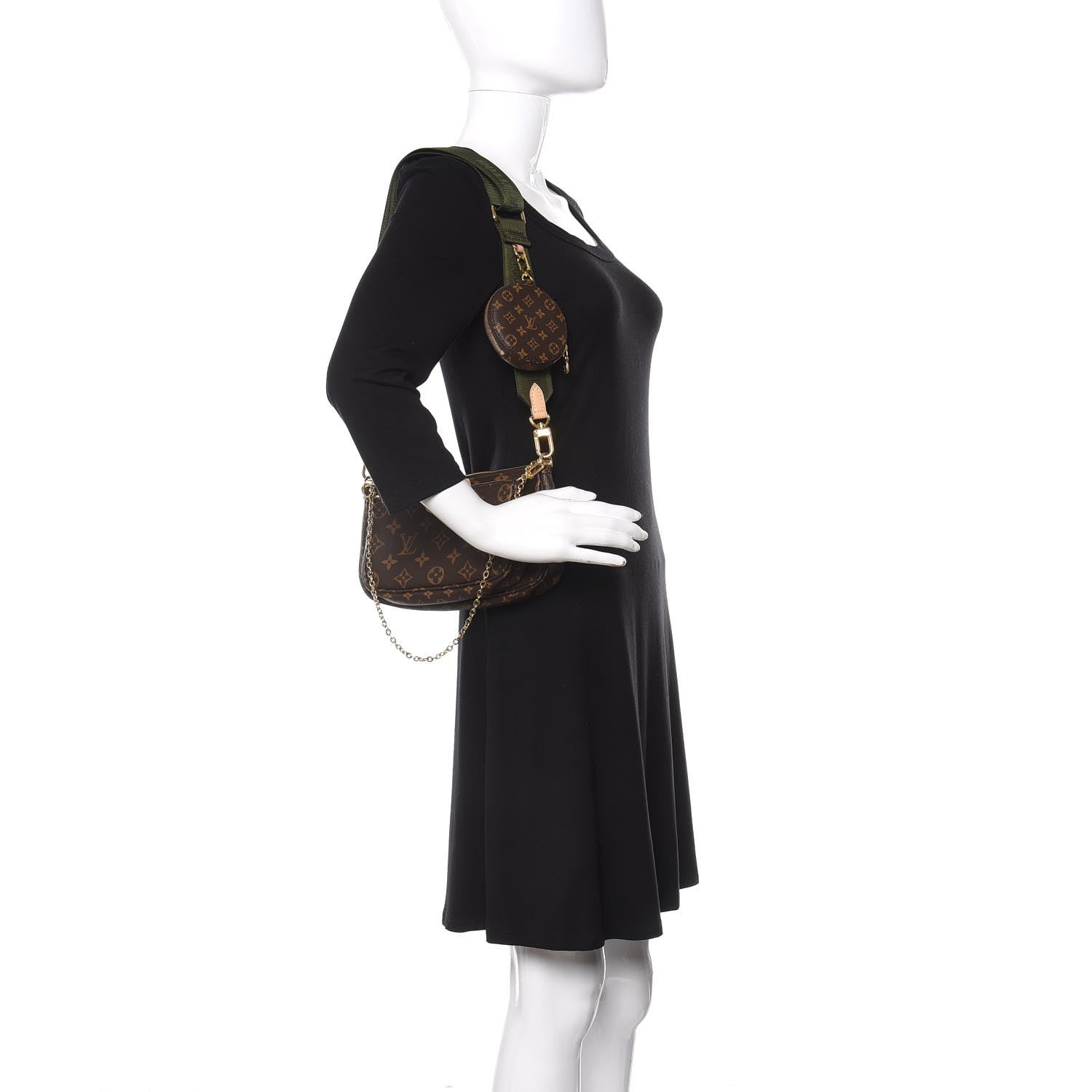 Louis Vuitton Monogram Multi Pochette Accessories Kaki 2 of 11