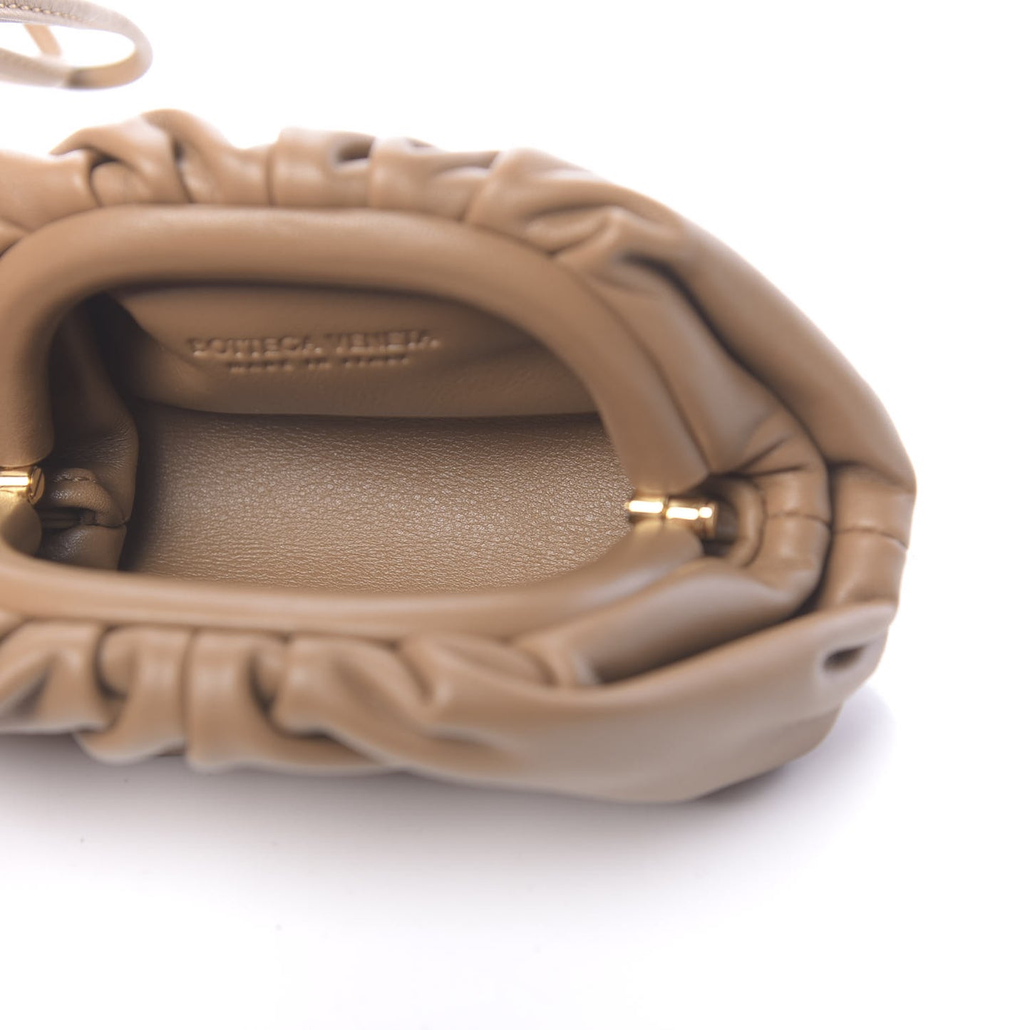Butter Calfskin Coin Purse Cammello