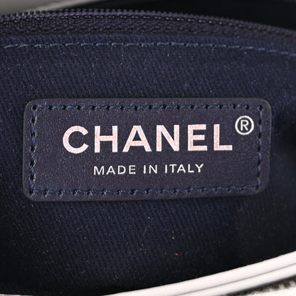 Chanel Aged Calfskin Quilted Express Zip Around Flap Light Grey 6 of 11