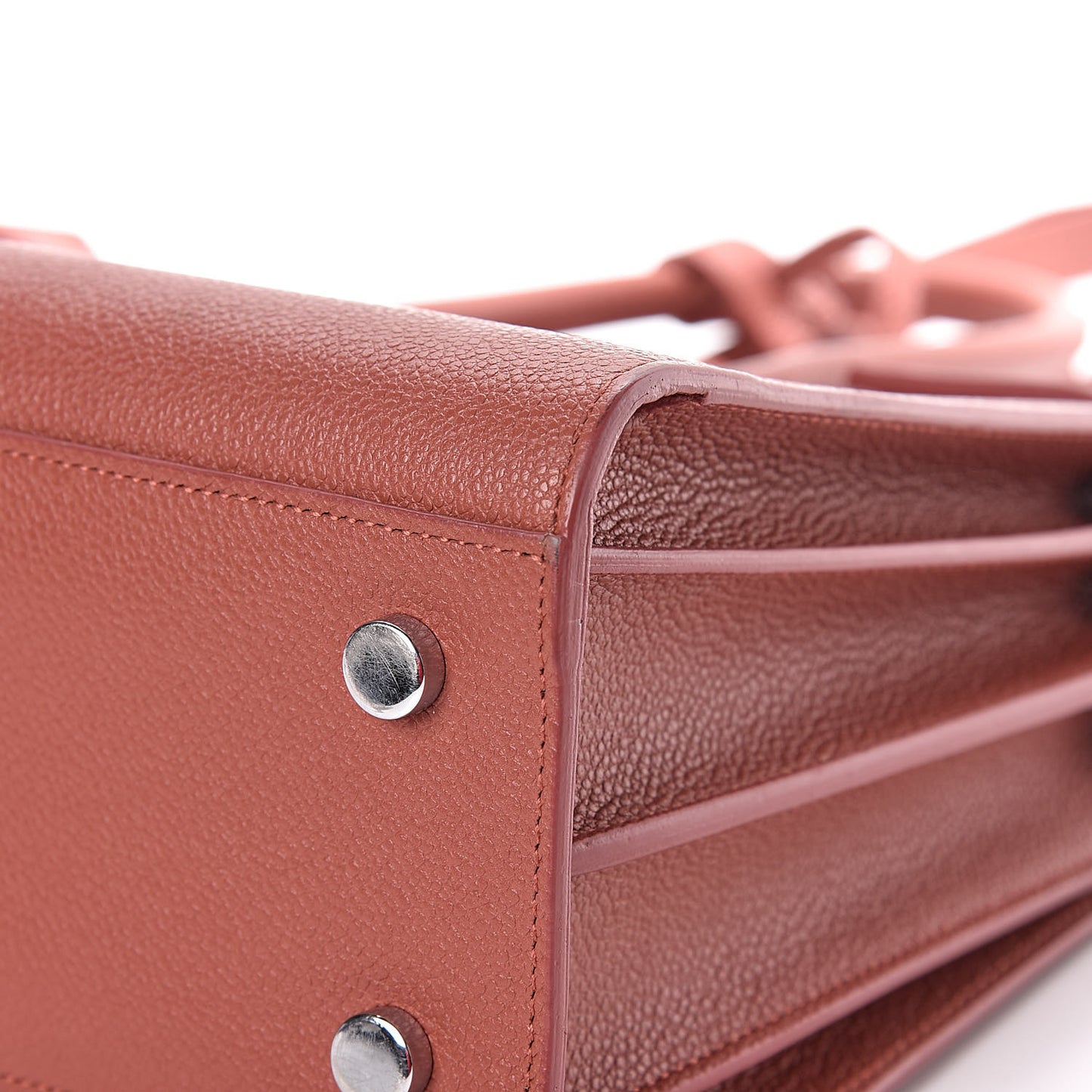 Grained Calfskin Baby Sac De Jour Mystic Rose