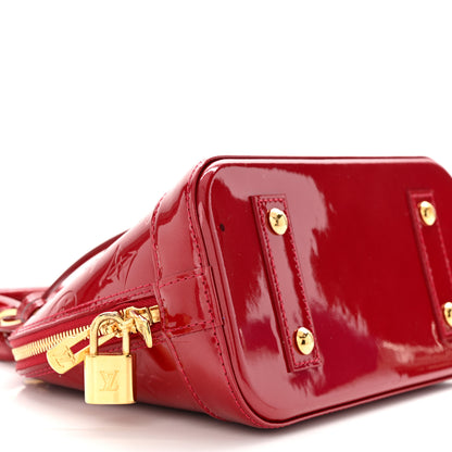 Louis Vuitton Vernis Alma BB Pomme D'Amour 8 of 10