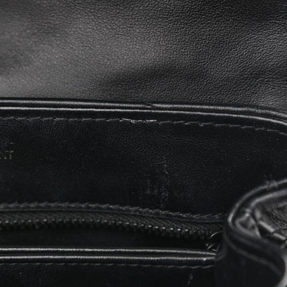 Saint Laurent Calfskin Y Quilted Monogram Toy Loulou Crossbody Bag Black 12 of 13