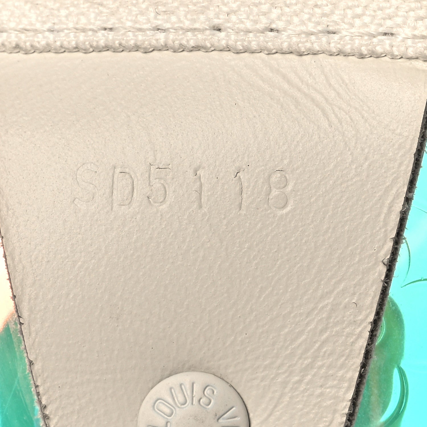 Louis Vuitton PVC Monogram Keepall Bandouliere 50 Iridescent Prism 7 of 14