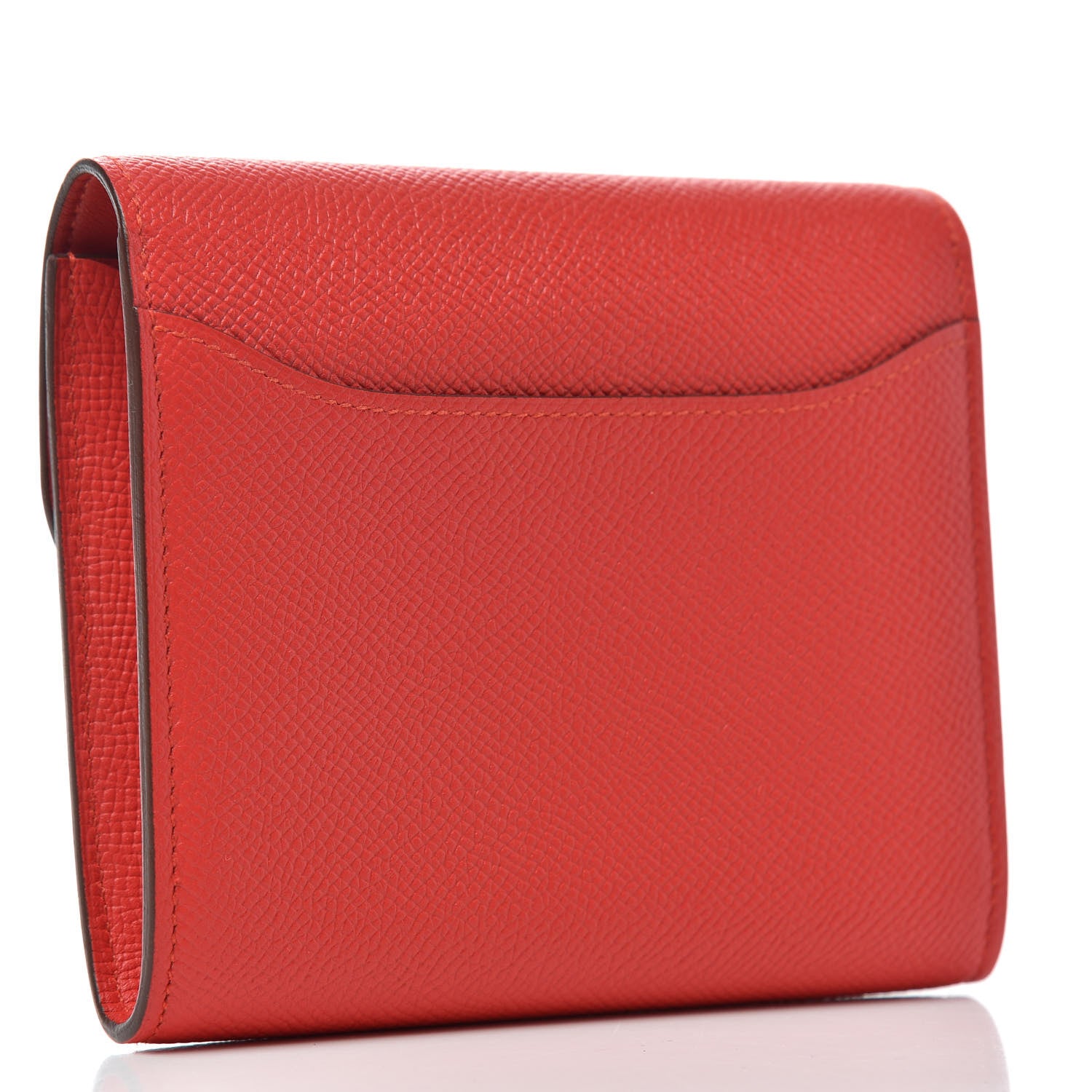 Hermes Epsom Constance Short Wallet Rouge Tomate 3 of 6
