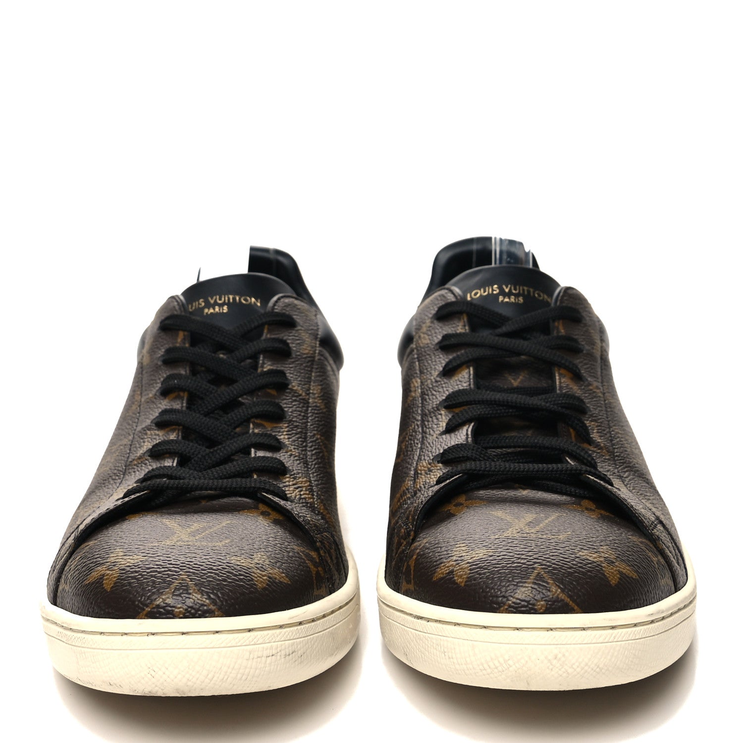 Louis Vuitton Calfskin Monogram Mens Luxembourg Sneakers 10 2 of 9