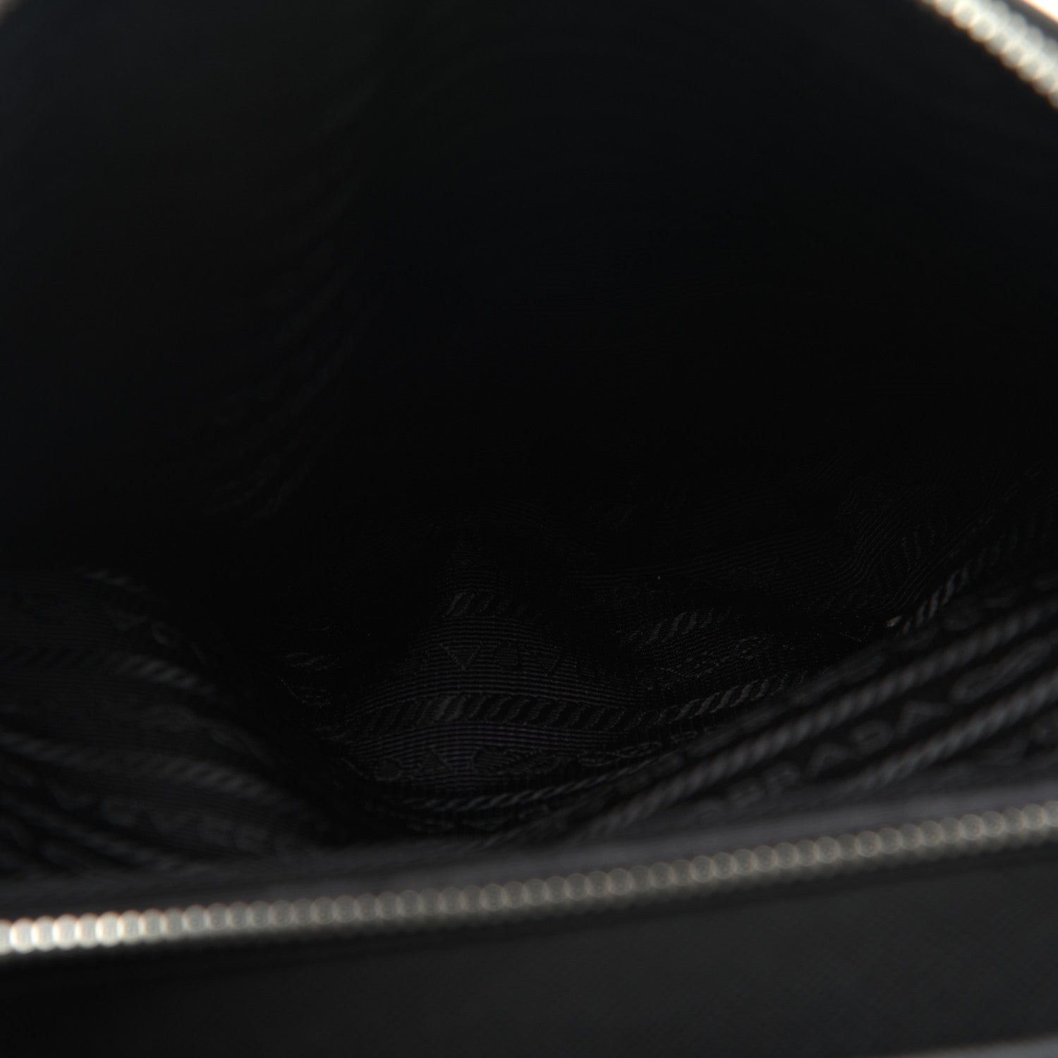 Prada Saffiano Travel Medium Brique Crossbody Bag Black 11 of 13
