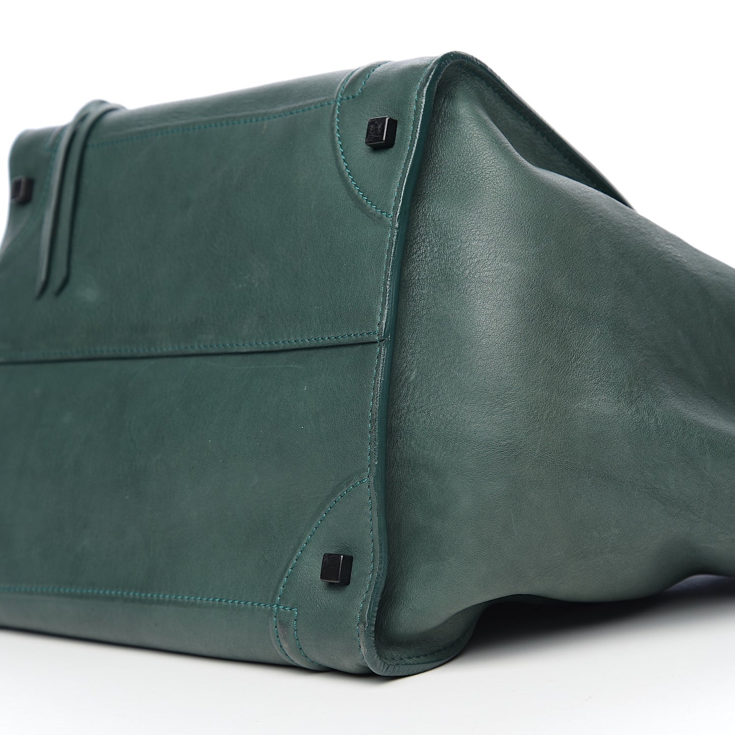 Supple Calfskin Medium Phantom Luggage Emerald