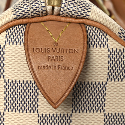 Louis Vuitton Damier Azur Speedy 30 7 of 11