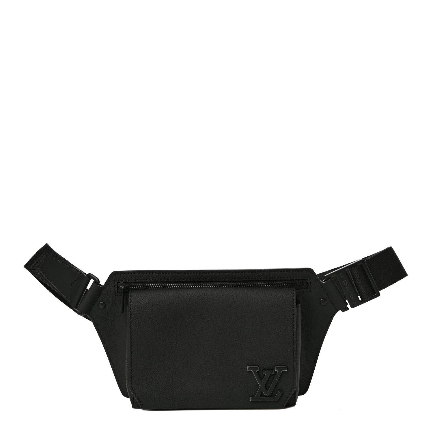Louis Vuitton Grained Calfskin Aerogram Slingbag Black 1 of 11