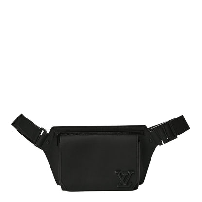 Louis Vuitton Grained Calfskin Aerogram Slingbag Black 1 of 11