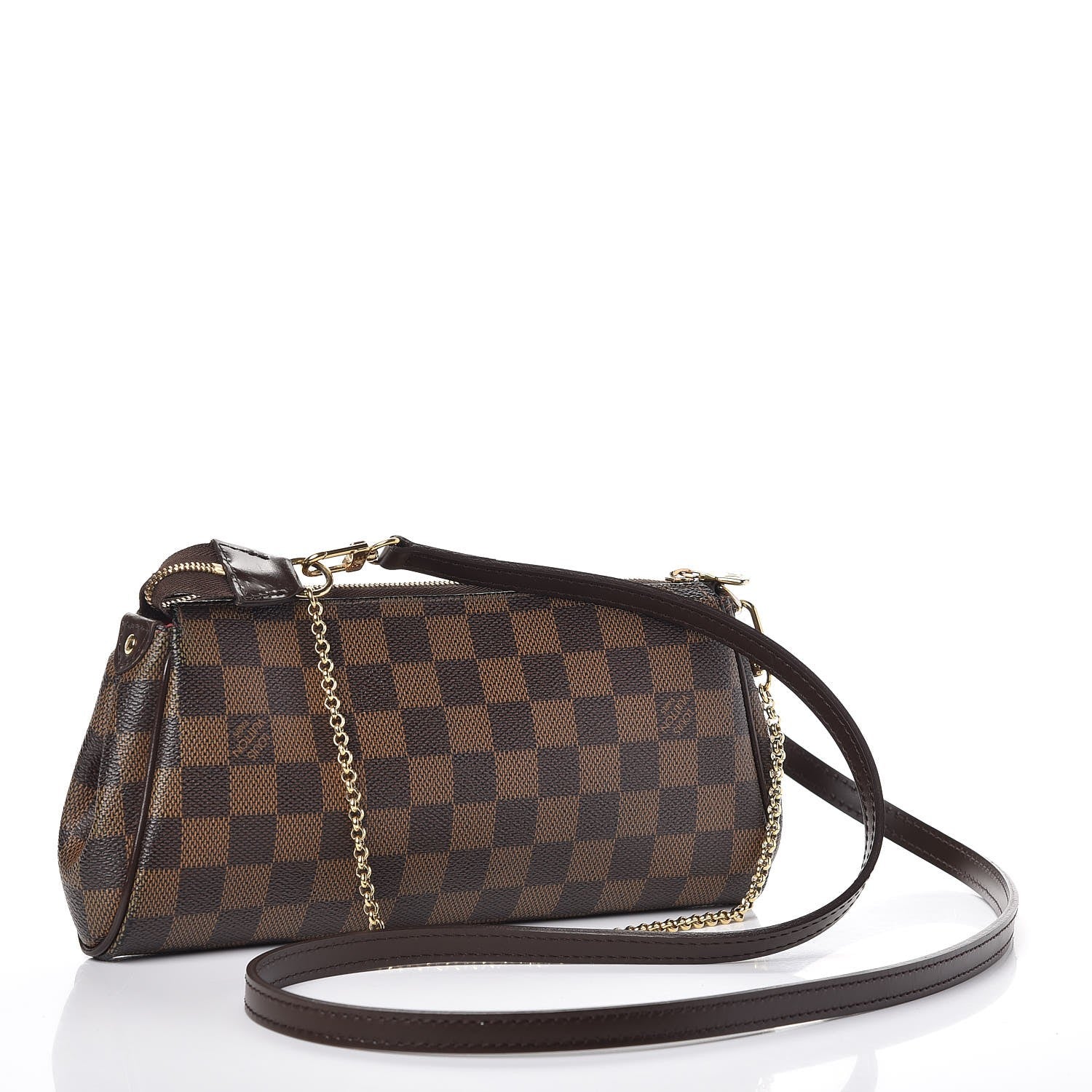 Louis Vuitton Damier Ebene Eva Clutch 3 of 13