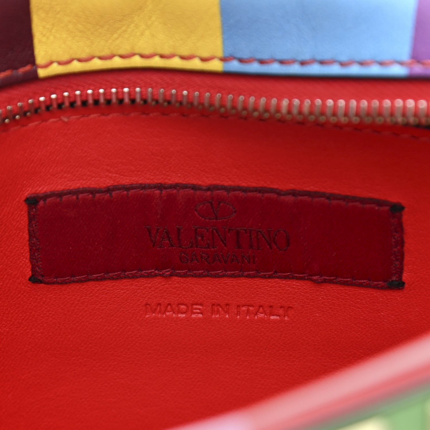 Valentino Garavani Vitello 1973 Rockstud Camera Crossbody Bag Multicolor 6 of 11