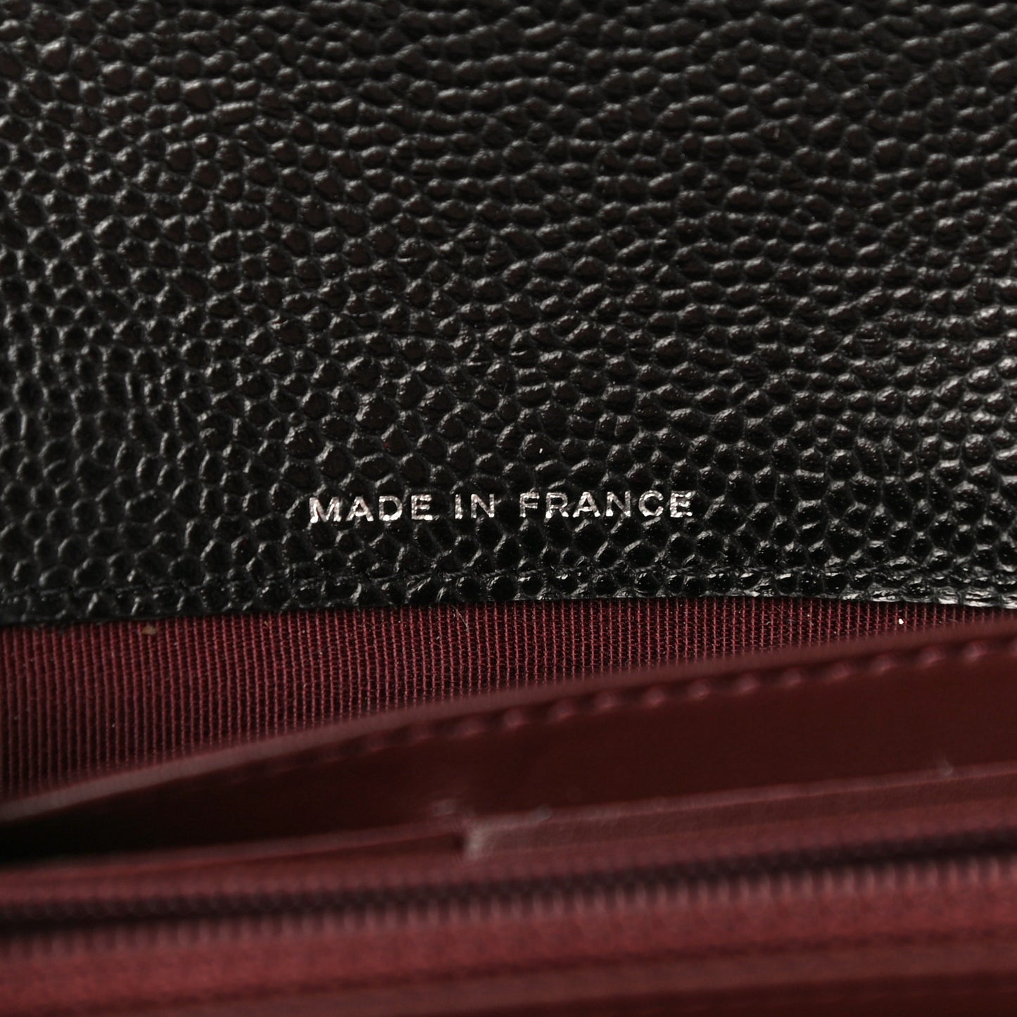 Caviar Quilted Large Gusset Flap Wallet Black