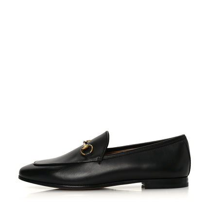 Gucci Calfskin Womens Jordaan Loafers 38 Black 1 of 8