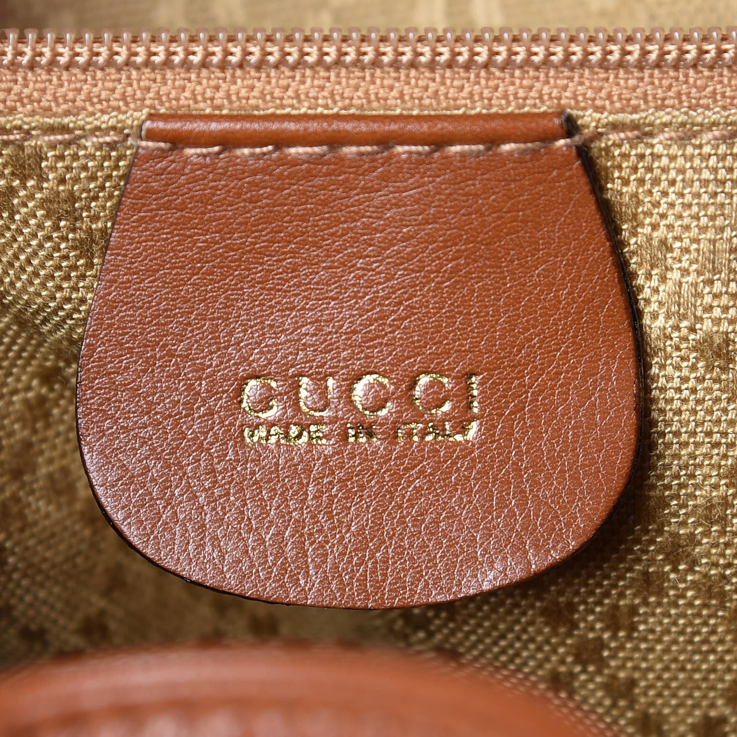 Gucci Calfskin Bamboo Backpack Brown 8 of 27