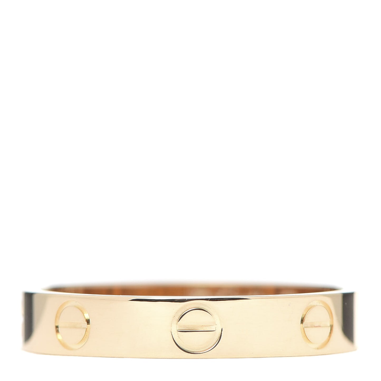18K Yellow Gold 3.5mm LOVE Wedding Band Ring 57 8