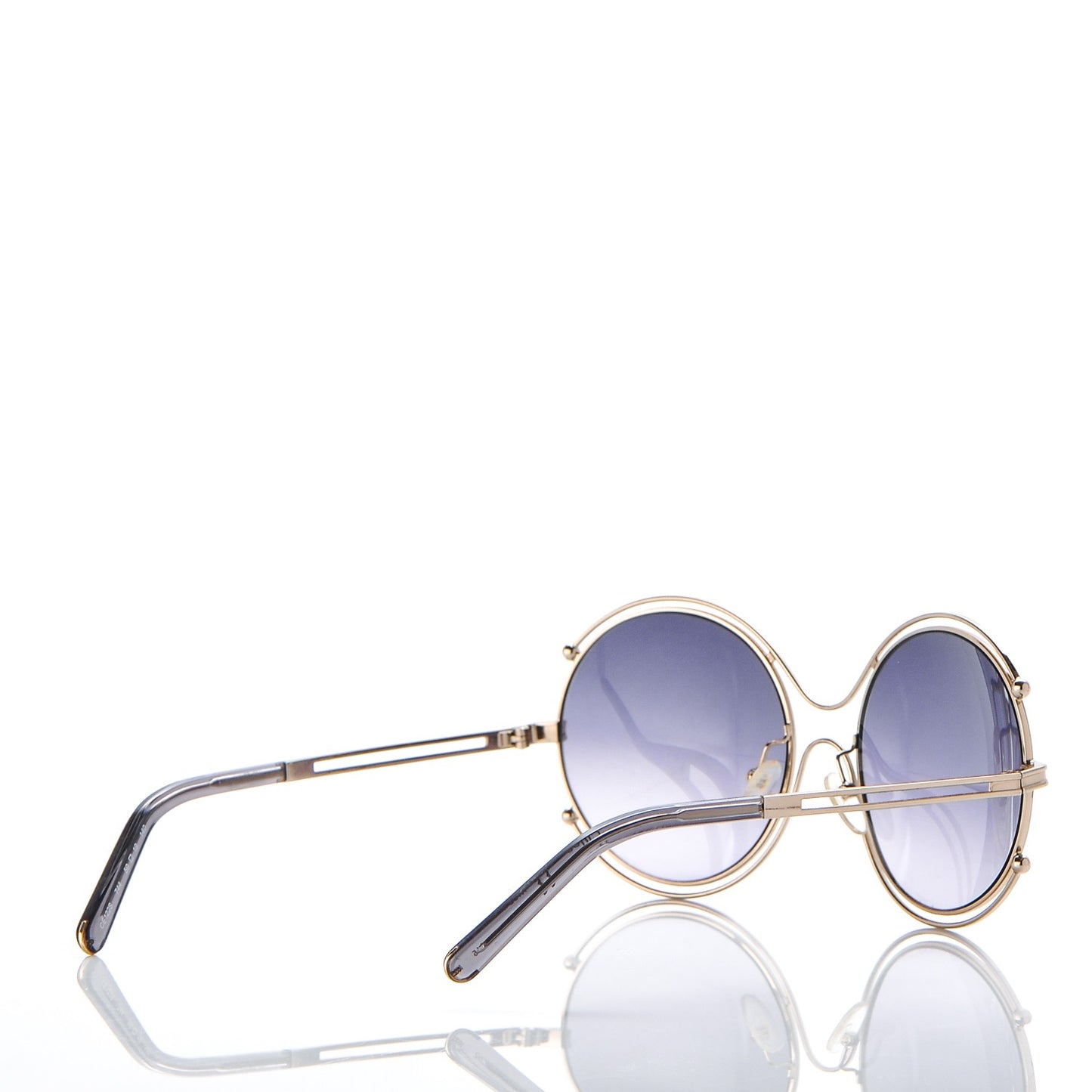 Isidora Oversized Round Sunglasses CE122S Silver